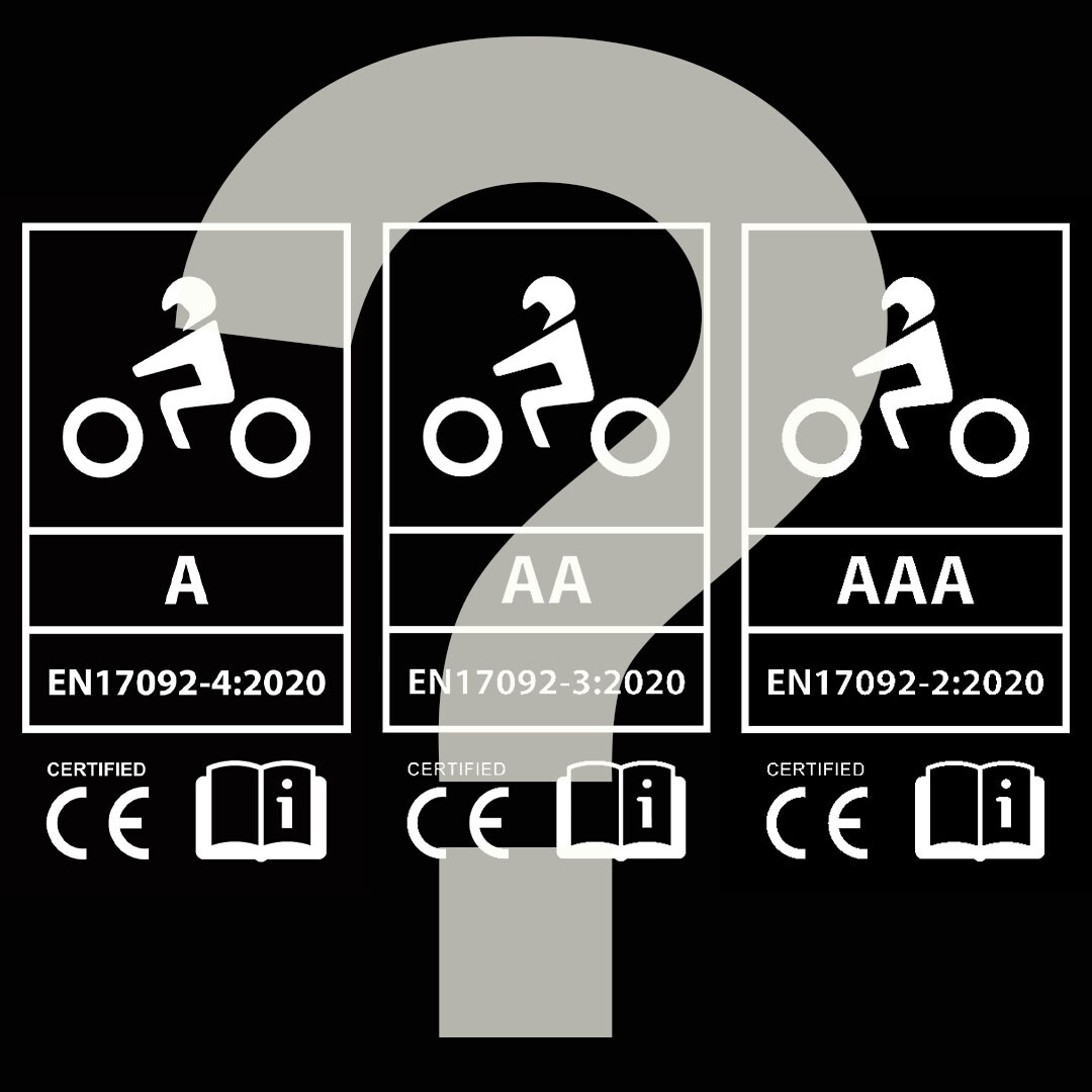 Motosiklet Ekipmanlarındaki CLASS AAA, AA ve A neyi ifade eder?