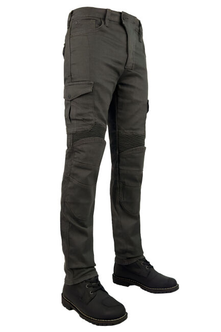 Adventure Flexi Khaki Armoured Riding Jeans - The Biker Jeans