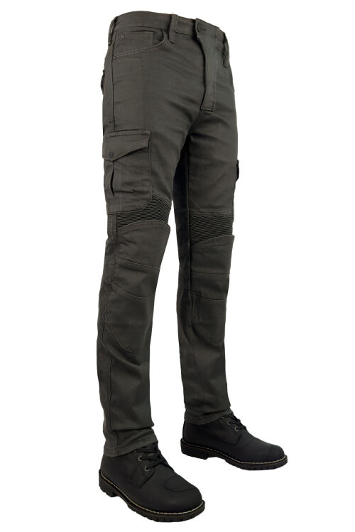 Adventure Flexi Khaki Armoured Riding Jeans - 1