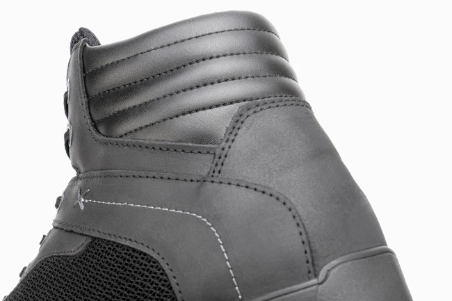 Atom Black Armoured Motorcycle Shoes - 6