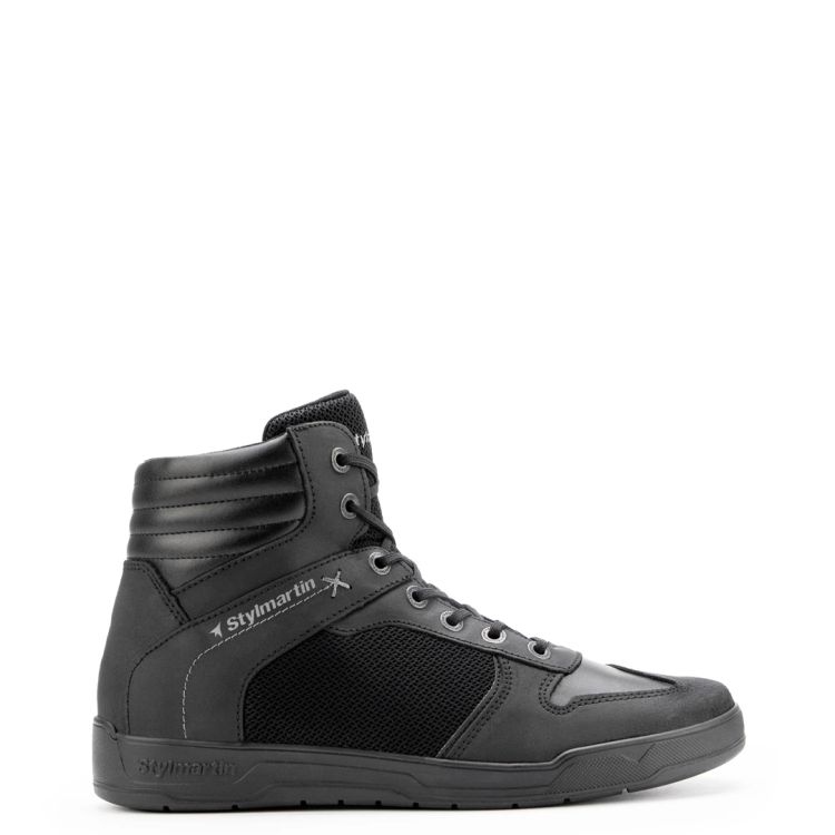 Atom Black Armoured Motorcycle Shoes - 1