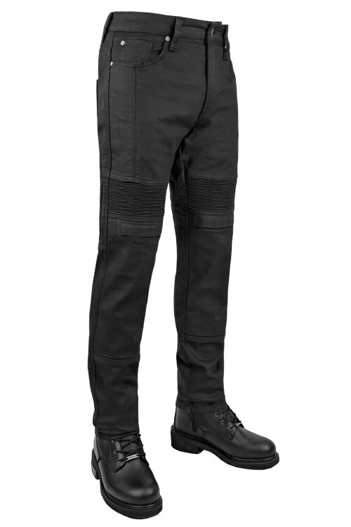 Black Iron Flexi V4 Armoured Riding Jeans - 1