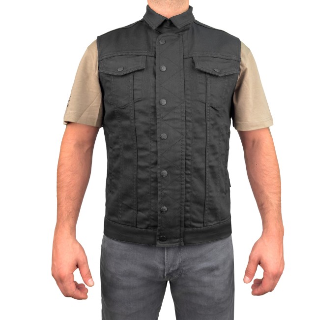 Black Iron Motorcycle Vest - 2