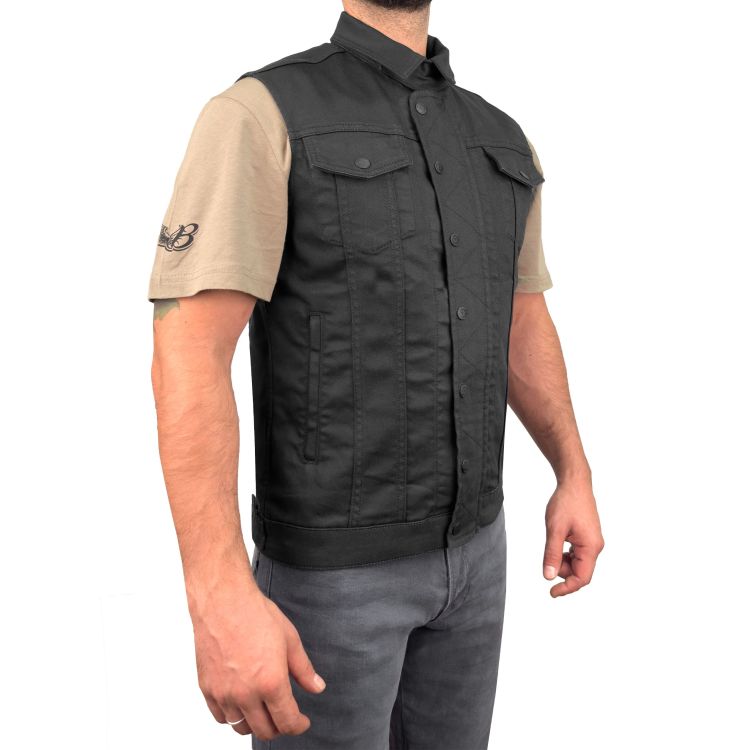 Black Iron Motorcycle Vest - 1