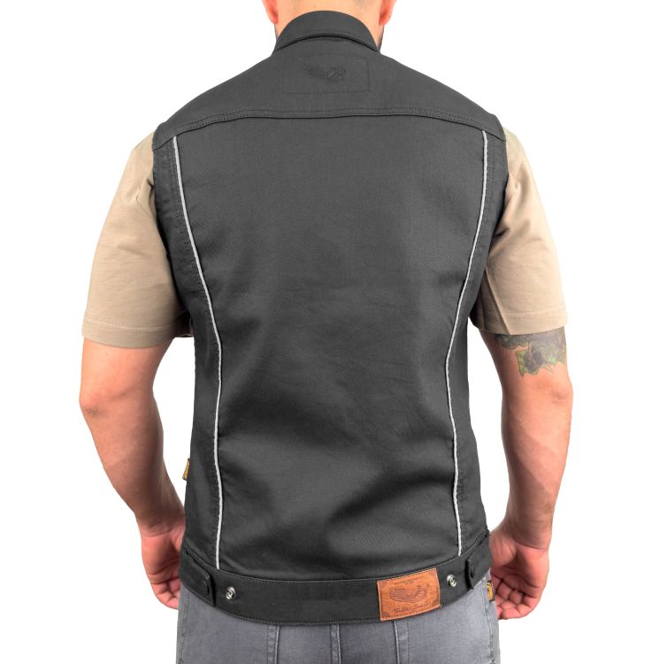 Black Iron Motorcycle Vest - 4