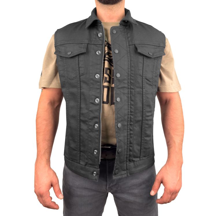 Black Iron Motorcycle Vest - 5