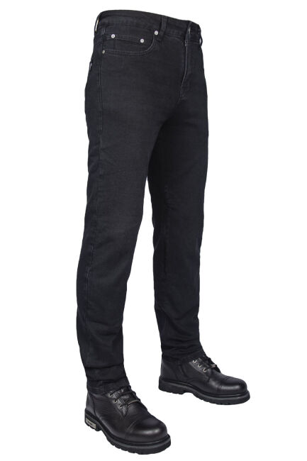 City PRO101 BLACK Korumalı Motosiklet Kot Pantolonu Erkek - The Biker Jeans