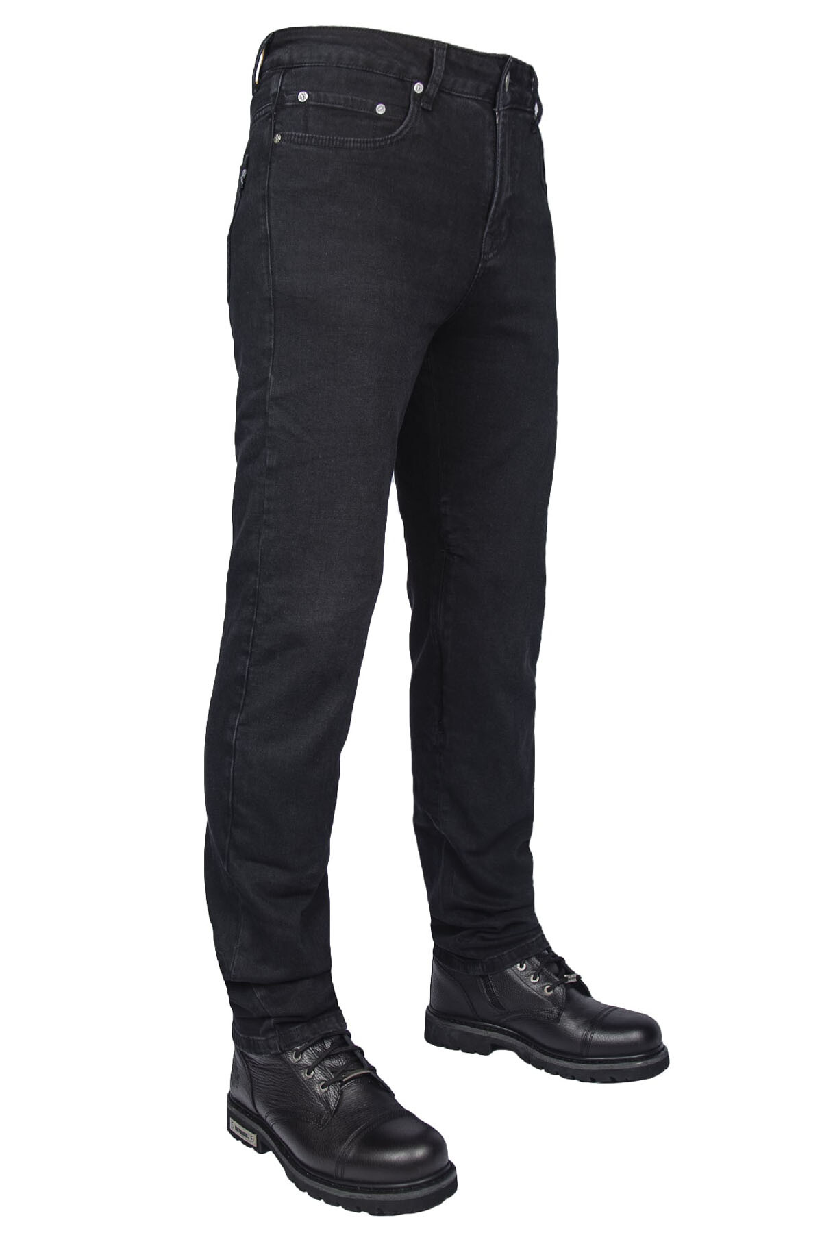 City PRO101 BLACK Armoured Riding Jeans - 1