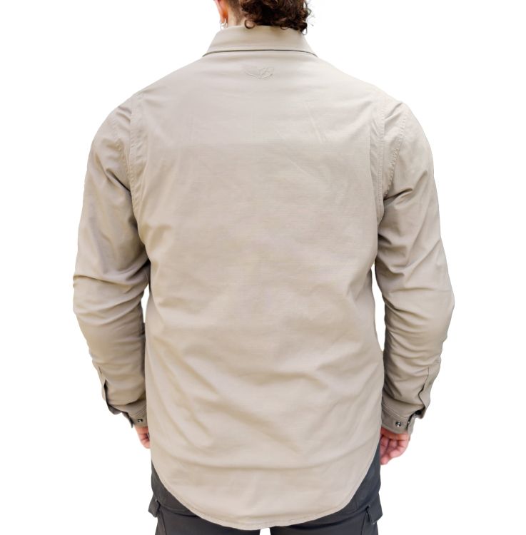 Eagle Beige Armoured Motorcycle Shirt - 5