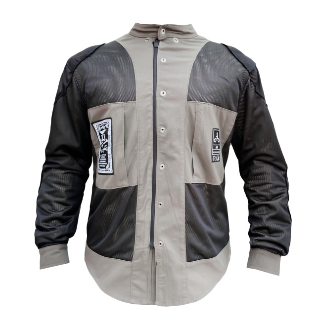 Eagle Beige Armoured Motorcycle Shirt - 14