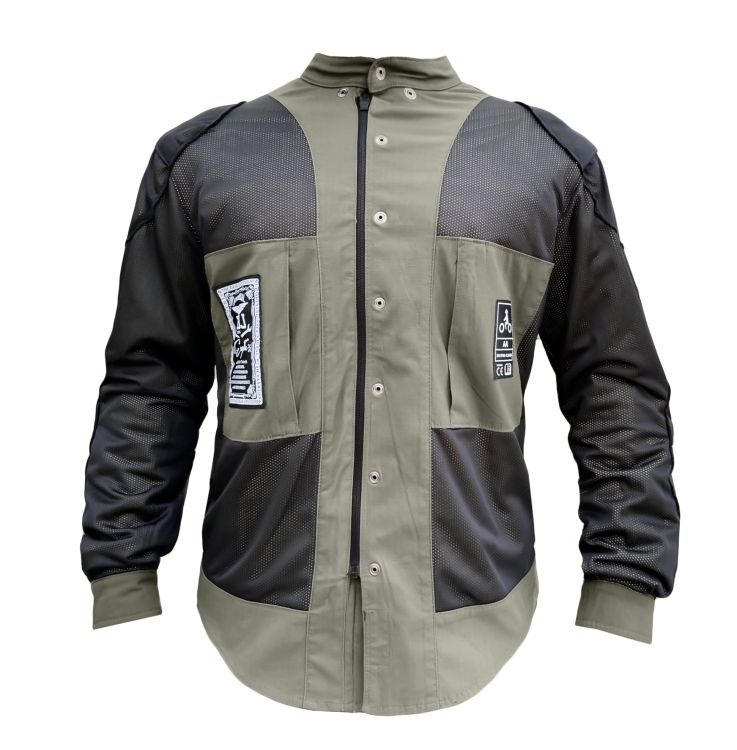 Eagle Khaki Armoured Motorcycle Shirt - 14