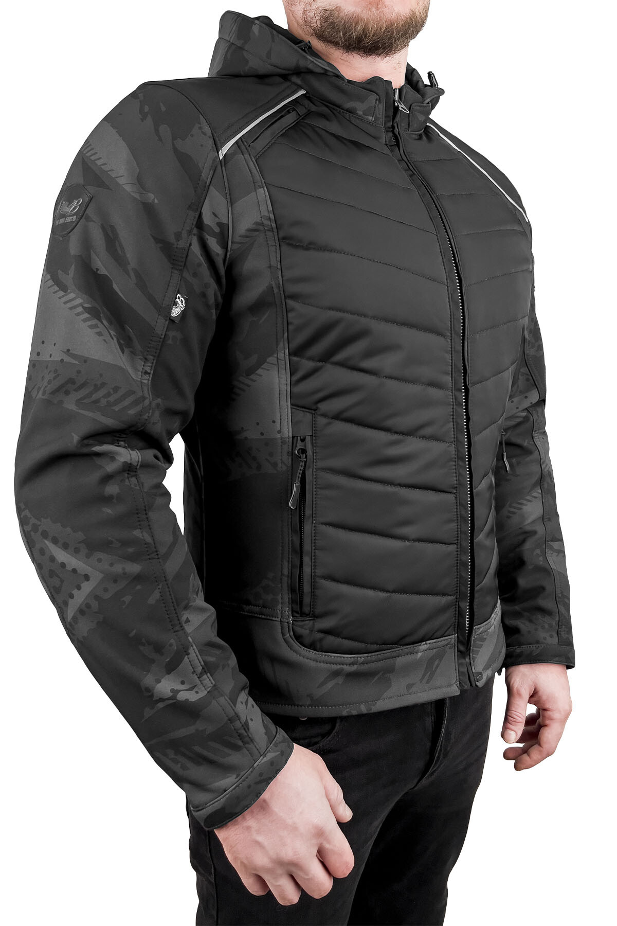 EVEREST WATERPROOF Antra Camo Korumalı Motosiklet Montu Erkek - 1