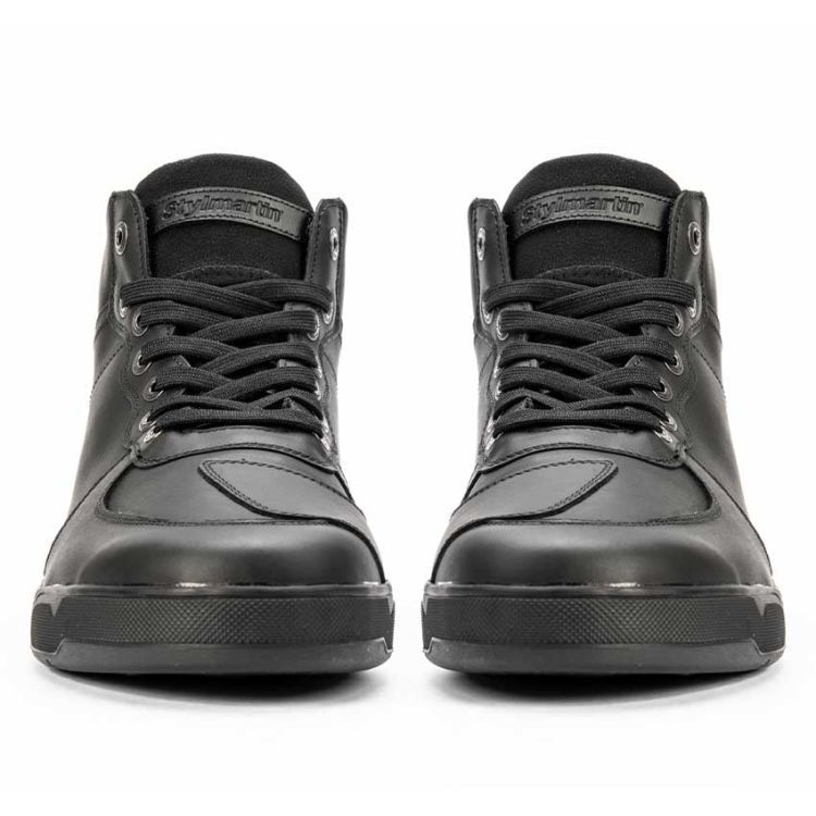 Finn Black Armoured Motorcycle Shoes - 4