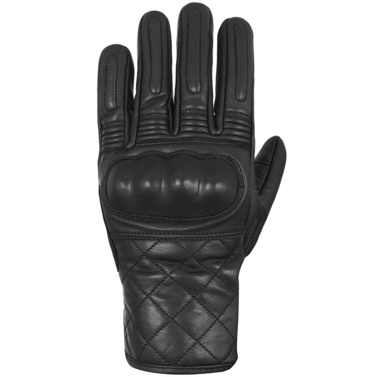 Hammer Black Armoured Motorcycle Leather Gloves - 1