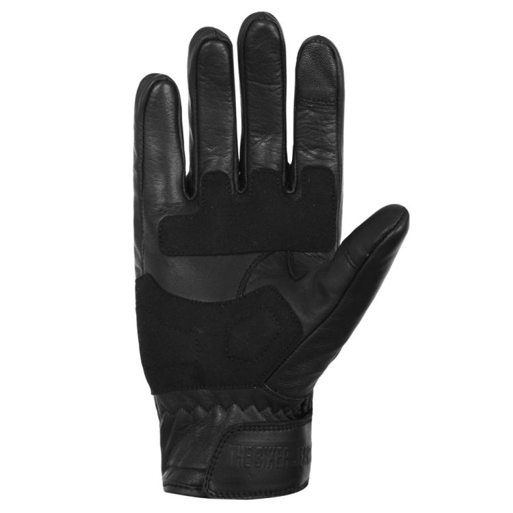 Hammer Black Armoured Motorcycle Leather Gloves - 3