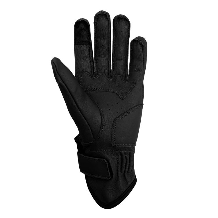 Livia Black Armoured Motorcycle Leather Gloves - 2