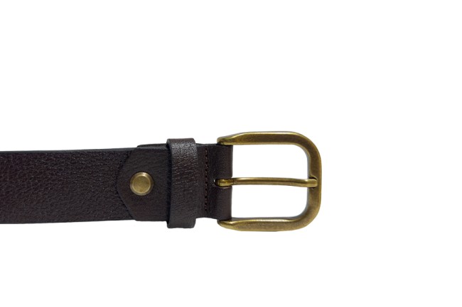 Milano Brown Leather Belt - 2