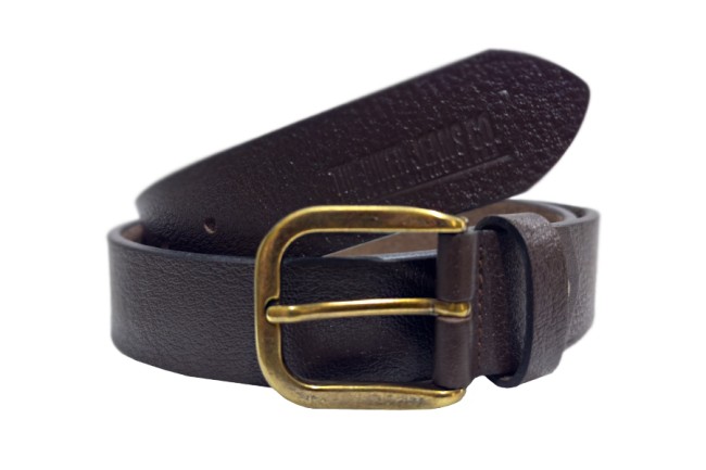 Milano Brown Leather Belt - The Biker Jeans