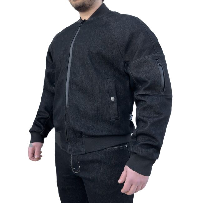 Night Flight Bomber Armoured Motorcycle Jacket - 5