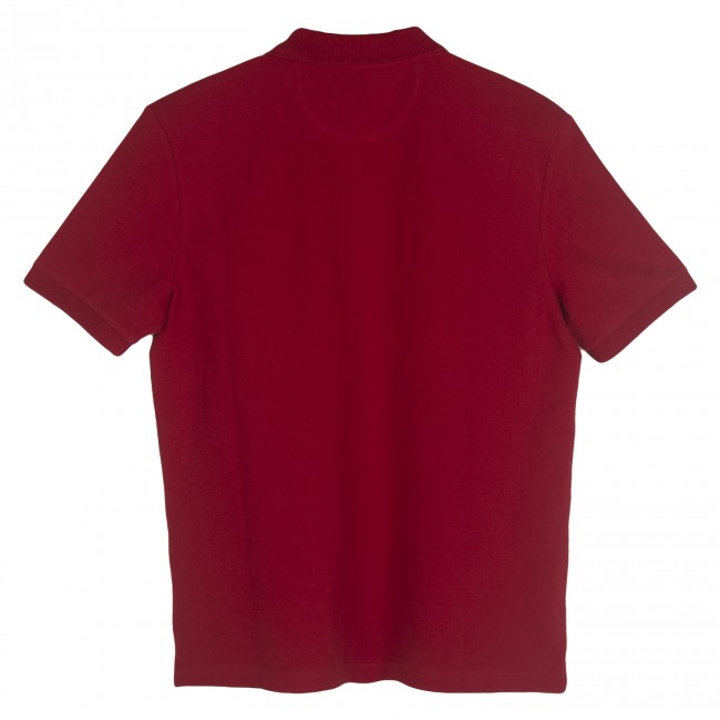 Pique Polo Burgundy T-Shirt - 2