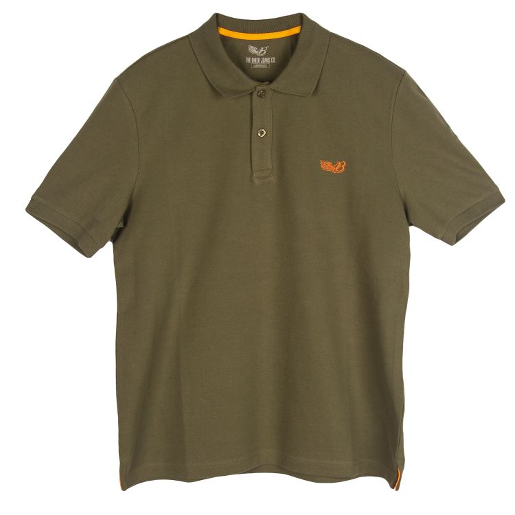 Pique Polo Khaki T-Shirt - 1