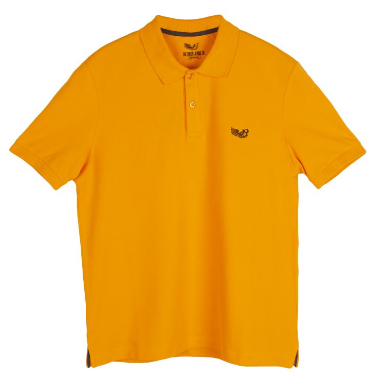 Pique Polo Mustard T-Shirt - 1