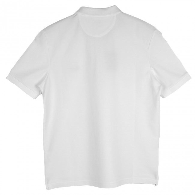 Pique Polo White T-Shirt - 2