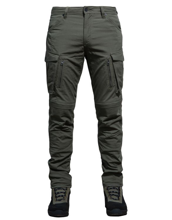 Truva Cargo Khaki Armoured Motorcycle Trouser - 3