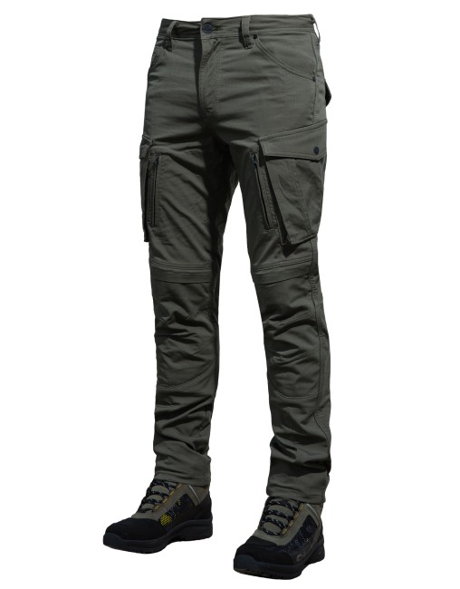 Truva Cargo Khaki Armoured Motorcycle Trouser - 4