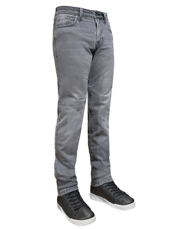 Urbanizer Grey Korumalı Motosiklet Kot Pantolonu - 1