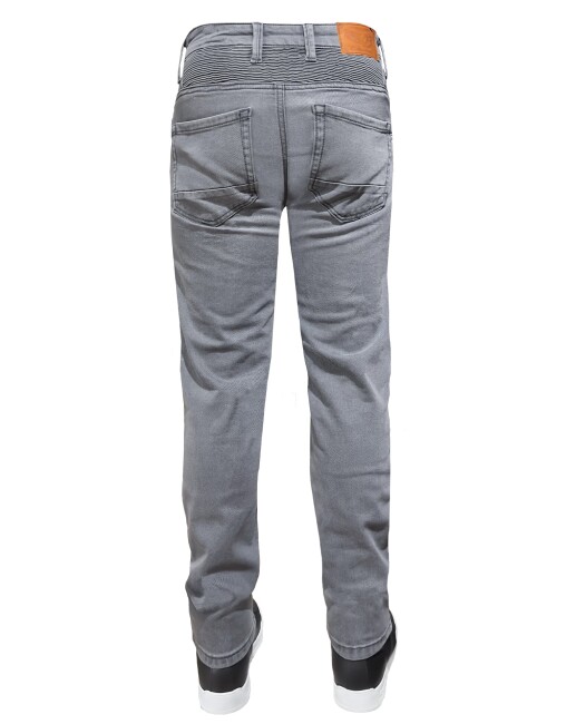 Urbanizer Grey Korumalı Motosiklet Kot Pantolonu - 5