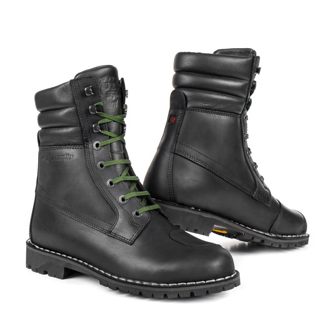 Yu'rok WP Black Nero Armoured Motorcycle Boots - 2