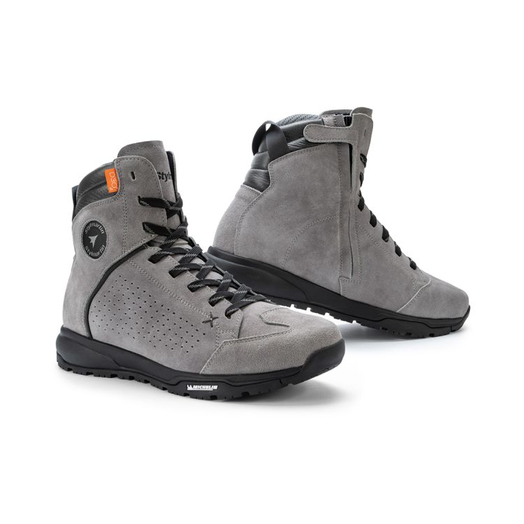 Zed Air Grey Armoured Motorcycle Shoes - 2