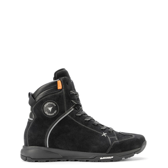 Zed WP Black Armoured Motorcycle Shoes - 1