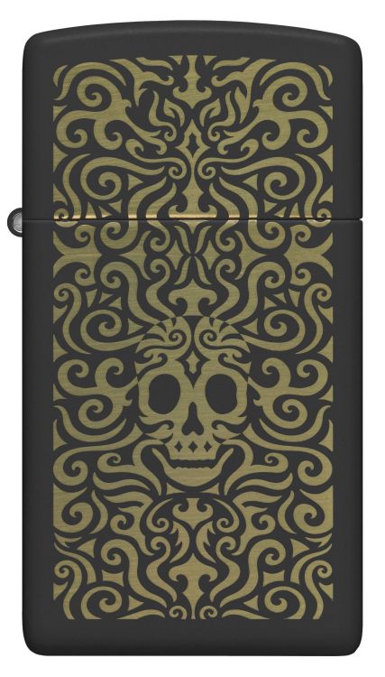 Zippo 1618 Skull Filigree Design - 1