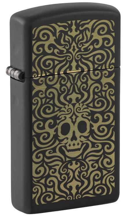 Zippo 1618 Skull Filigree Design - 2