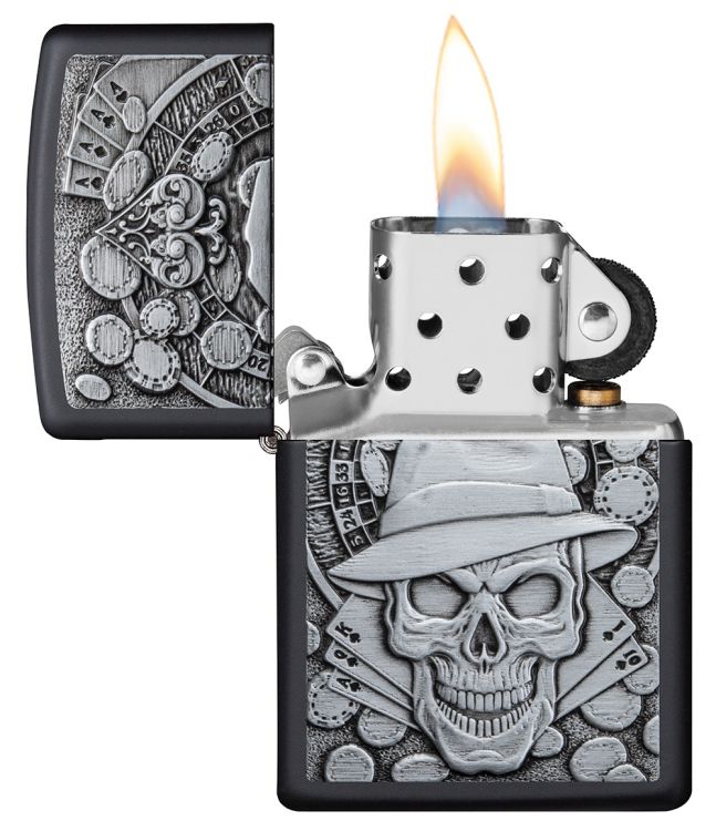 Zippo 218 Gambling Skull - 3