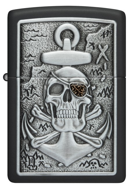 Zippo 218 Skull Anchor Emblem - Zippo USA