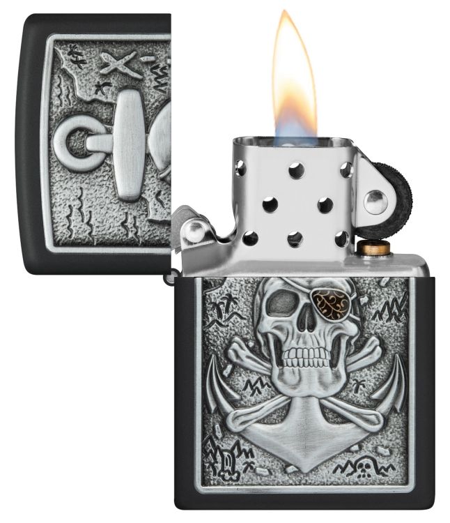 Zippo 218 Skull Anchor Emblem - 3