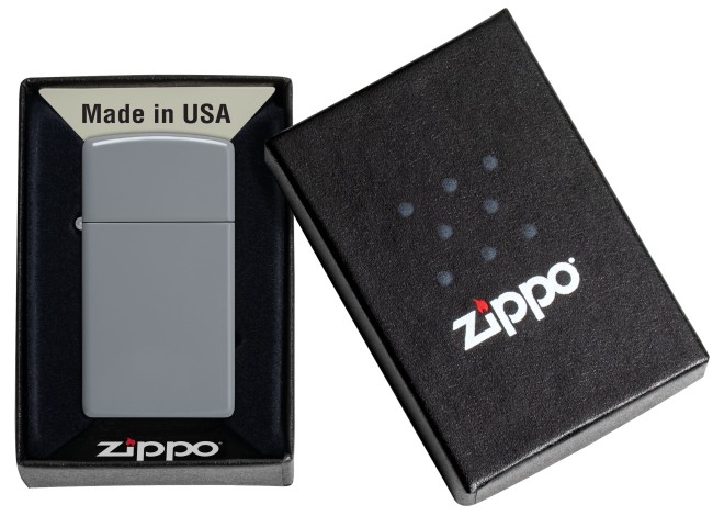 Zippo 49527 Slim Flat Grey - 4