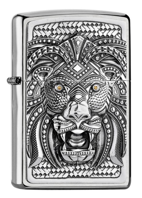 Zippo PL 200 Art Lion Emblem - Zippo USA