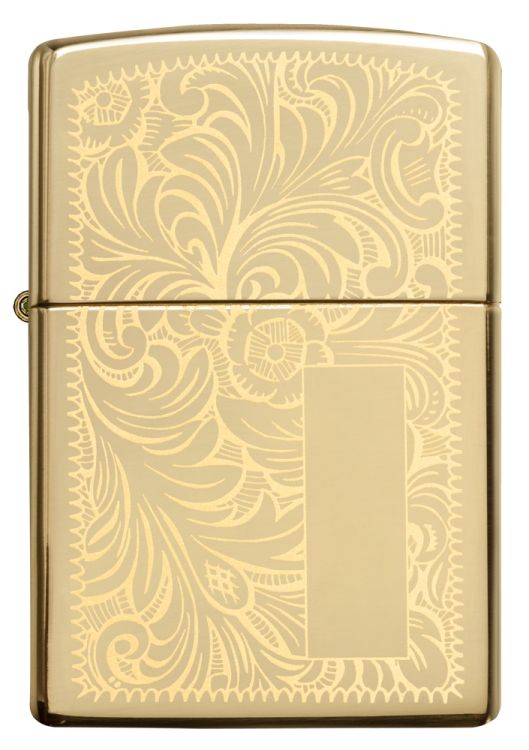 Zippo Reg Brass Venetian - 1