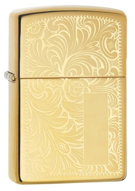 Zippo Reg Brass Venetian - 2